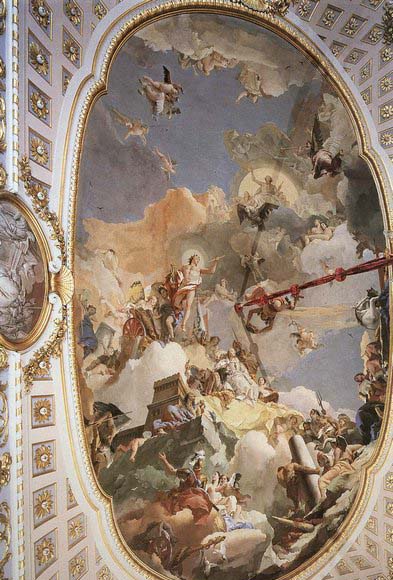 TIEPOLO, Giovanni Domenico The Apotheosis of the Spanish Monarchy